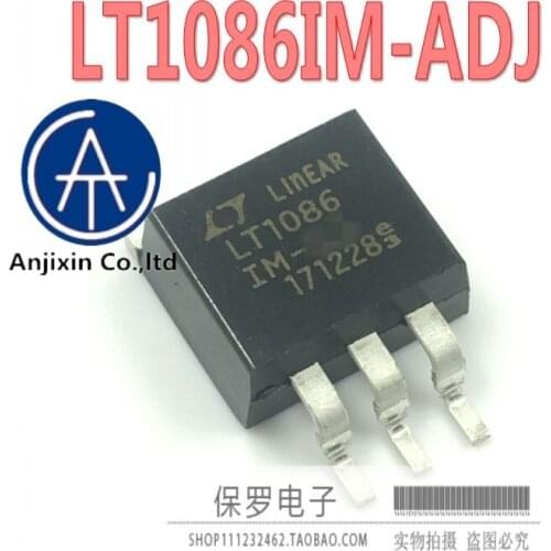 10pcs 100% orginal and new adjustable voltage regulator LT1086IM-ADJ TO-263 in stock