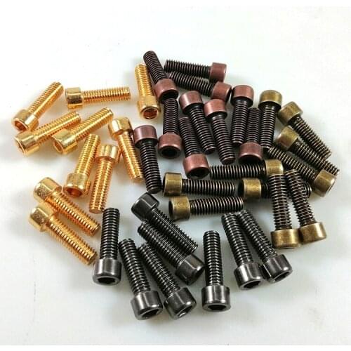 10PCS Motorcycle M6 X 20 stainless steel Bolts Screws Nuts Universal Bike Dirt bike