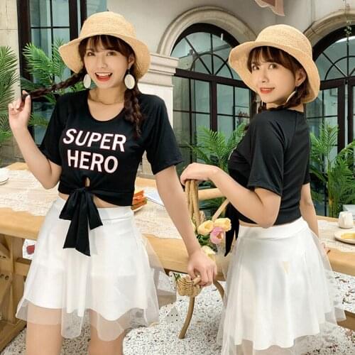 2021 New Korean Swimwear Girls Women Solid Color Push Up High Cut Hight Waist Halter Bikini Set Two Piece Swimsuit