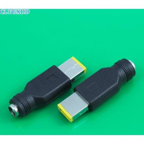 Cltgxdd Adapter Charging Head 5.5X2.5 Turn Square Interface DC Barrel Adapter Connector for Lenovo