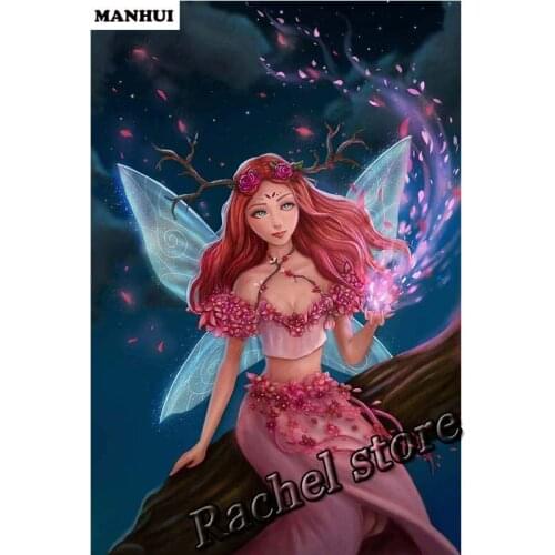 Diamond Embroidery Diy Diamond Painting Cross Stitch Kits Diamond Mosaic Wizard fairy Full Square Diamond Embroidery FB002