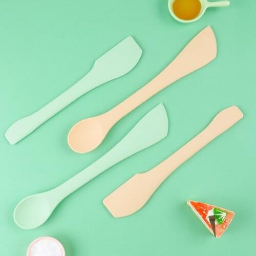 Amazon Kitchen Appliances Silicone All-in-One Scraper Baking Double-headed Dual-use Silicone Scraper Spoon Knife Shovel JYZ