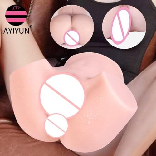 Big 3D silicone ass sex doll for men gay realistic rubber vagina artificial sexy pussy masturbate sex toy for male sex shop