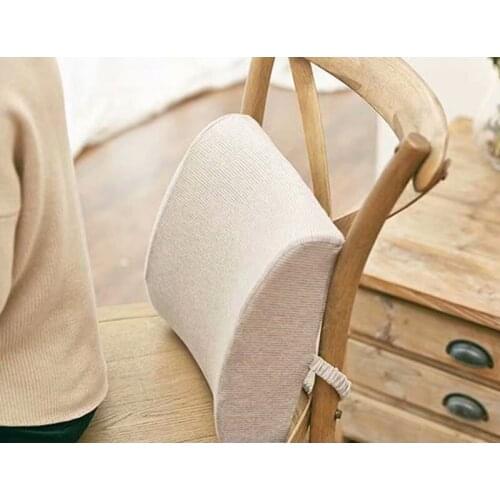 Slow Back Memory Sponge Lumbar Pure Color Minimalist Style Removable Washable Design Different Sizes Lumbar Seat 2019 New