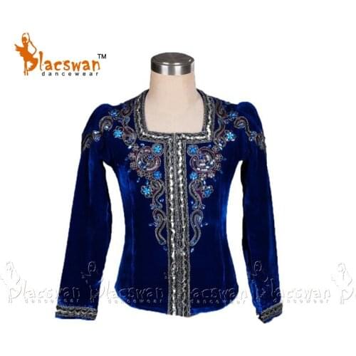 Professional Ballet Tunic Outwear Coat Navy Ballet top for man BT791 Boys Professional Ballet Jacket Costume