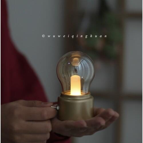 Retro USB Night Light French Life Romantic Star B & B Cafe Props Table Lamp