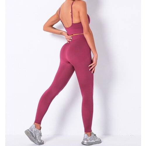 Sexy Solid Women Yoga Set Sleeveless Fitness Sets for Women Striped High Waight Gym Clothes Sport Suit Work Out Clothes Gym Suit