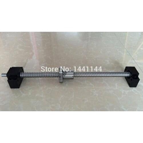 SFU1204 200 250 300 350 400 450 500 550 600 650 700 750 800 850 900 1000 1200 1500mm ballscrew + BK10/BF10 CNC parts RM1204