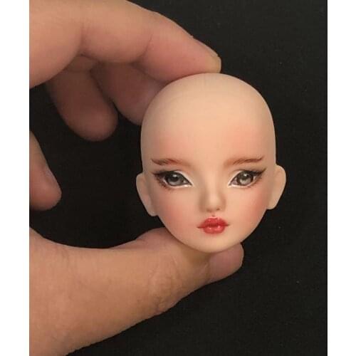New 1/6 BJD Doll Head DIY Makeup Squint Doll Baby Head Painted Eyes Doll Accessories ED Style Creativity Special Gifts