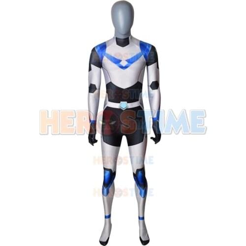 Shiro Voltron Cosplay Costume Paladin Armor Suit 3D Print Spandex Zentai Bodysuit halloween costumes Jumpsuit