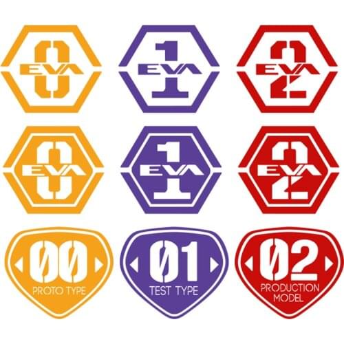 Car Styling Sticker Motor Trucks Decal for EVA New Century PROTO TEST TYPE PRODUCTION MODEL