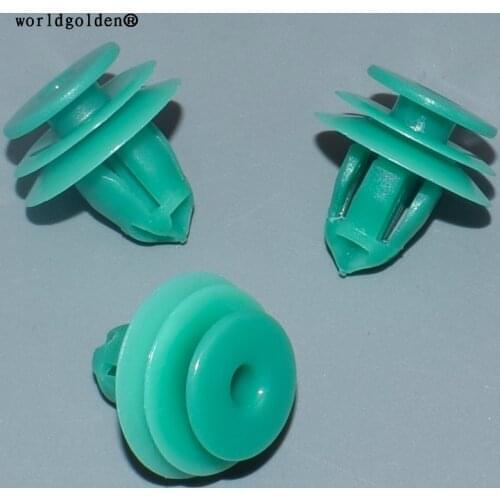 Worldgolden 100pcs auto plastic fasteners Door Panel Clip for HONDA#91560-SZW-003