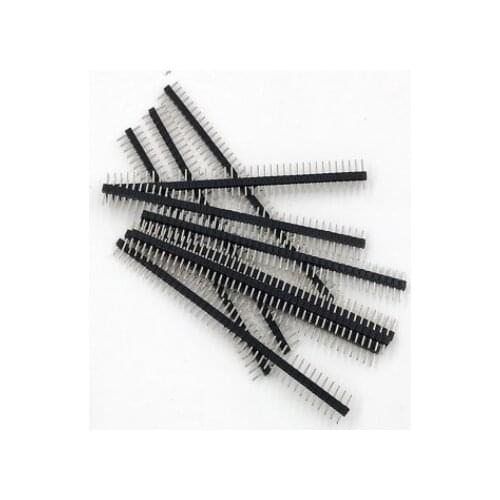 10pcs!!! 2mm 40 Pin Male Single Row Pin Header Strip, pin header 2.0mm male pin header connector Free Shipping