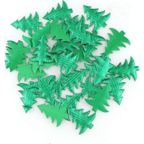 100pcs Non-woven Tree patch felt flower appliques as Christmas Decoration bolsas accessories ornaments