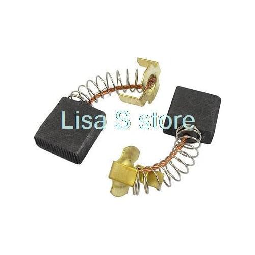 2 Pcs 43/64" x 45/64" x 7/25" Motor Carbon Brushes for Electric Drill