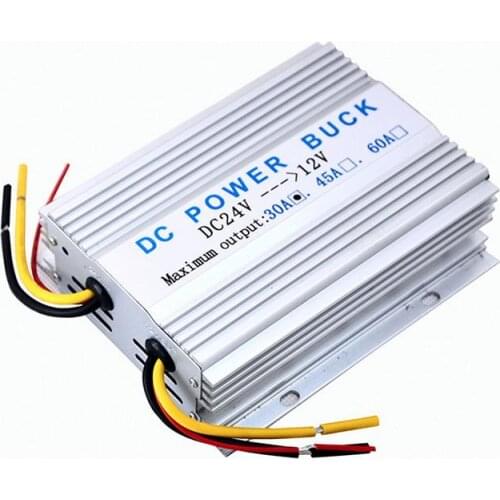 5pcs 24V DC to 12V Car Auto Power Inverter Converter Adapter Adaptor 30A 360W aluminum