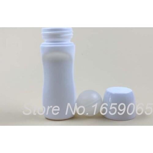 50ml Refillable Plastic Roll On Essential Oil Bottle, 50cc deodorant container Empty Roller Ball Perfume DIY Aromatherapy