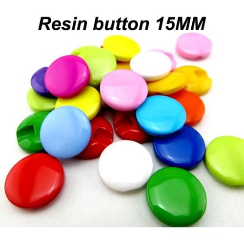 50PCS 15MM Mixed Ball Button Bling Line Dyed RESIN Shirt Buttons Coat Boots Sewing Clothes Accessories R-383
