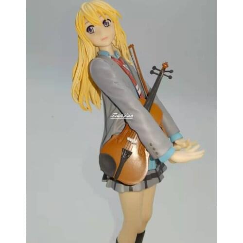 Anime Your Lie in April Miyazono Kaori Uniform with violin Ver. 1/8 GSC Scale Painted PVC Figure Collectible Model Toy 22cm