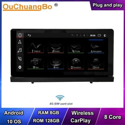 Ouchuangbo 8.8'' 4G Car Radio GPS Stereo Android 10 Multimedia Recorder CarPlay For Audi Q2 Q2L 2018-2020 With 8 Core 8GB 64GB
