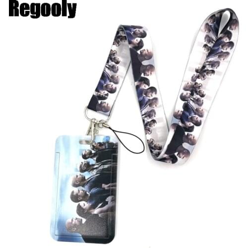 Fast and Furious Key lanyard Car KeyChain ID Card Pass Gym Mobile Phone Badge Kids Key Ring Holder Jewelry Decorations