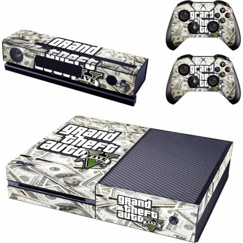 Grand Theft Auto V GTA 5 Skin Sticker Decal For Microsoft Xbox One Console and 2 Controllers For Xbox One Skins Stickers Vinyl
