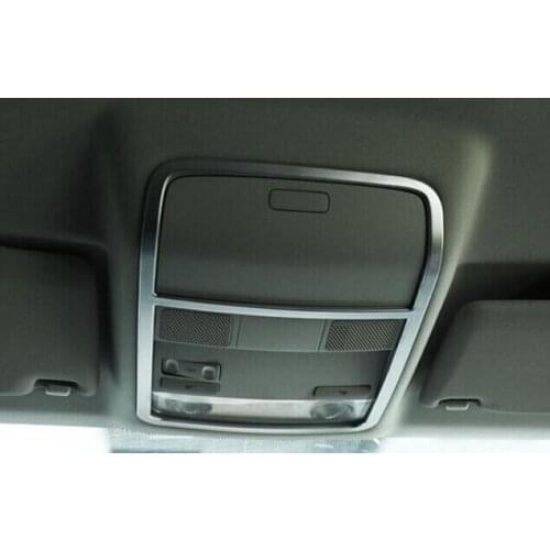 Chromed Front roof map light frame cover 1pcs For Volkswagon Tiguan 2015 2014 2013 2012 2011 2010
