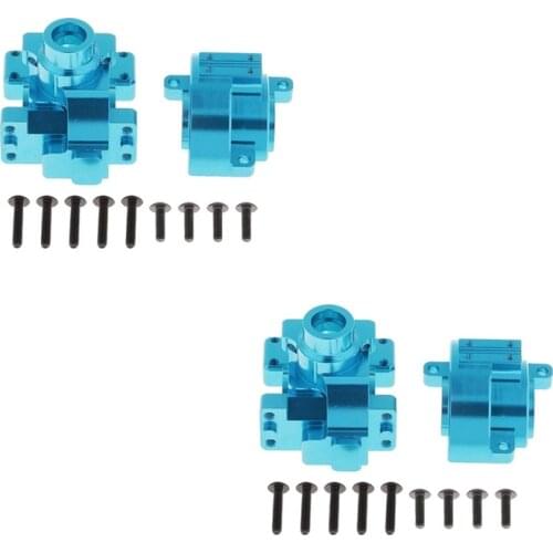 2Pcs Metal Front Rear Gearbox Shell 102075(02051) for HSP 94123 94106 94107 94170 94118 94108 94111 RC Car Parts