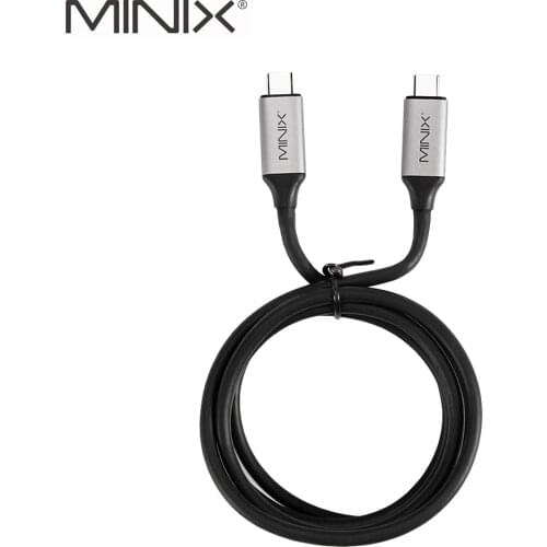 MINIX NEO C-MUC Multi-Purpose USB-C to USB-C Cable 120cm Universal Compatibility Windows Mac Chrome OS High Speed Data Transfer