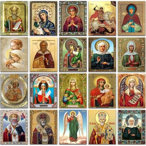 NEW round diamond embroidery icon full 5d diy diamond painting Cross stitch with picture resin Square Diamond mosaic Needlework