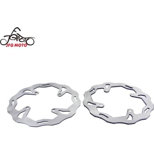 Motorcycle Front Rear Brake Disc Rotor For KAWASAKI KX125 KX250 KX 125 250 2006-2008 KX250F KX450F KXF 2006-2014 KLX450R 08-2015