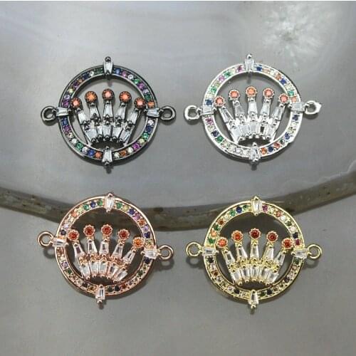 23*18mm 20pcs/lot New fashion cz pendant,popular cz jewelry pendant,accessories jewelry wholesale