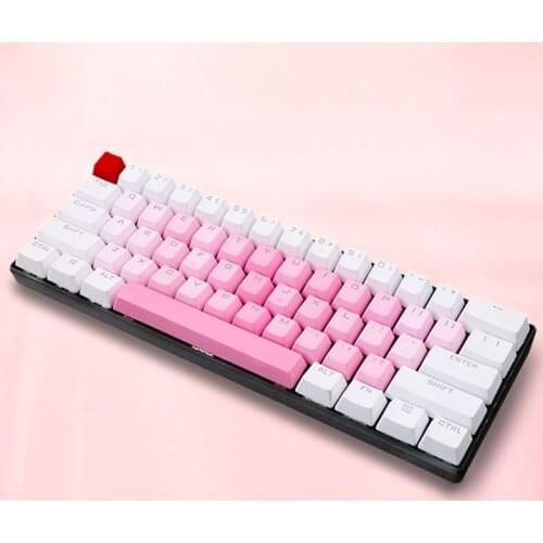 RGB PBT 35 Keys OEM Double Shot Backlit Keycaps for Cherry Mechanical Keyboard 667C