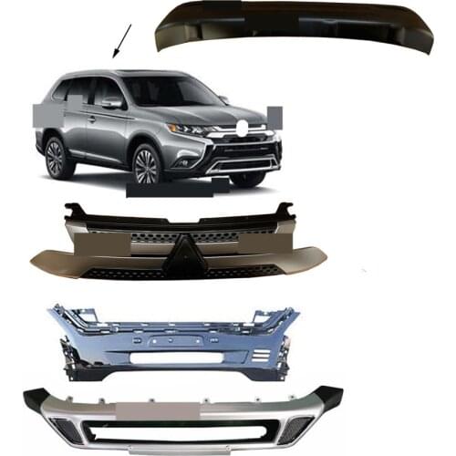 New 2018-2020 front bumper net for outlander decoration board to airtrek rear bumper cover guard no painting
