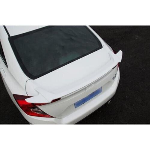 Higher star Stronger ABS material with color paint rear wing Spoiler for Honda Civic 2016-2018