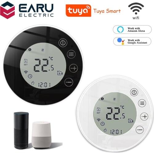WiFi Smart Thermostat Temperature Controller Electric Floor Heating Water Gas Boiler Remote Control for Tuya Alexa Google Home