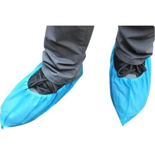 Thickened non-woven shoe cover property hospital household disposable shoe cover household cloth dustproof breathable non-slip n