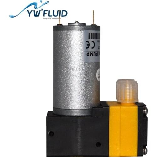 YWfluid 24v/12V good quality Electrical power mini Diaphragm pump with DC motor used for Raw milk cooler YW05A-DC