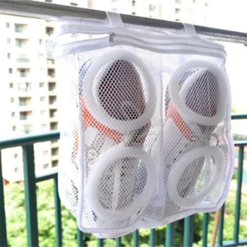 1pcs shoes washing hanging bag Protect Home Clothes Bags Laundry Sneaker Mesh Dry bag Shoes Washing Net Using Wash bag