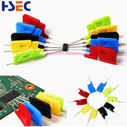 Micro IC clamp 10pcs/set SOP/SOIC/TSSOP/TSOP/SSOP/MSOP/PLCC/QFP /TQFP/LQFP/ SMD IC test chip pin mini chips adapter socket