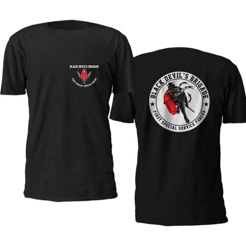 2019 New Fashion Men Tee Shirt NEW BLACK DEVIL SPECIAL FORCE USA CANADA T SHIRT SIZE S-4XL