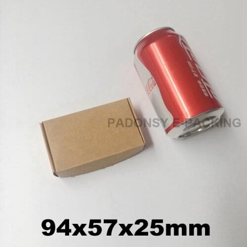 50PCS 9.4x5.7x2.5cm Brown Natural Kraft Paper Box Cartons Gift Packing Boxes Embalagem Crafts Box Soap Packaging Box Jewelry