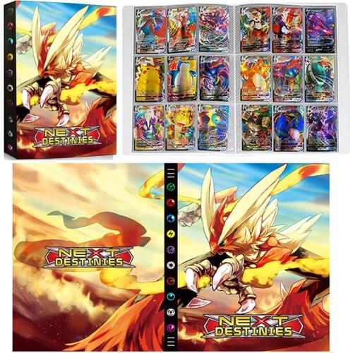 9 Pocket Album Pokemon 432 Card Book Playing Game Pokémon Map Folder Collection Binder Holder Cartoon Loaded List Kids Toy Gift