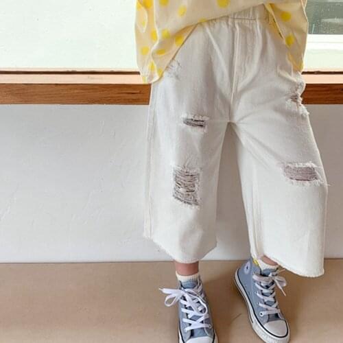 ISHOWTIENDA Ripped Jeans For Girls