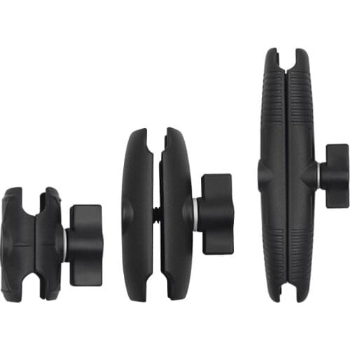 Arm Double Socket Arm for RAM with 1 Inch Ball Base Mount Motorcycle Camera Extension Arm