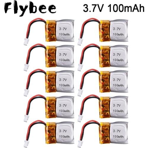 3.7v 100mah Lipo Battery For Cx-10 Cx-10a FQ777-124 for Hubsan Q4 for Wltoys V272 Rc Quadcopter Spare Parts 3.7V Drone Battery