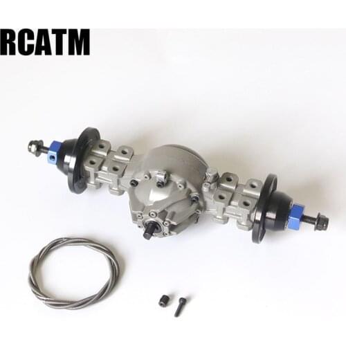 Metal Rear Differential Axle for 1/14 Tamiya Rc Truck Tipper Scania Benz Man Volvo Lesu JDM-89 DIY Parts