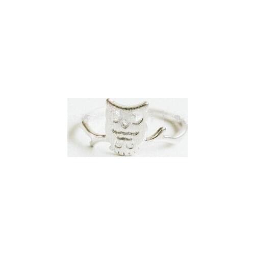 Fashion standing on the branch of the Owl ring, lovely woman ring wholesale