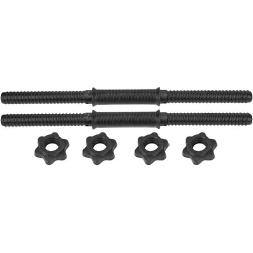 Dumbbell Bars Set Home Fitness Training Weight Lifting Dumbbell Bars Connecting Rods with 4 Spinlock Collar Gym Barbell Handle