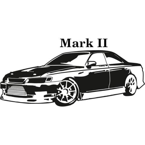 Interesting Mark II Mark Car Stickers Motorcycle Decals KK Vinyl Cover Scratches Waterproof PVC 7cm X 15cm